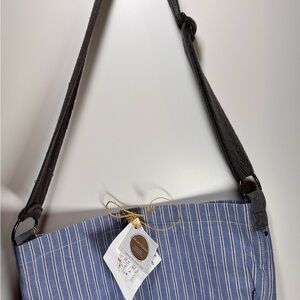 NWT Handmade Shoulder Bag made from vintage seed bags.